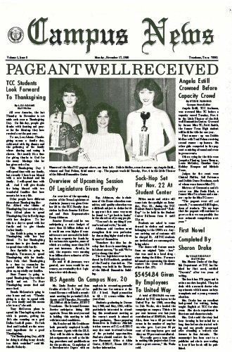Campus News – Vol 43 No 5 – November 17, 1980