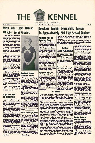 The Kennel – Vol 29 No 4 – November 18, 1966