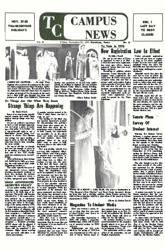 Campus News – Vol 38 No 11 – November 21, 1975