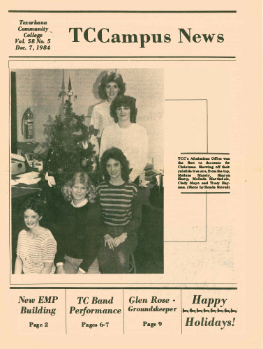 Campus News – Vol 58 No 5 – December 7, 1984
