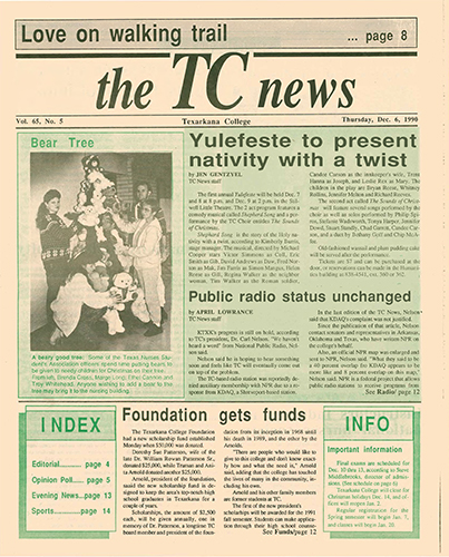 The TC News – Vol 65 No 5 – December 6, 1990