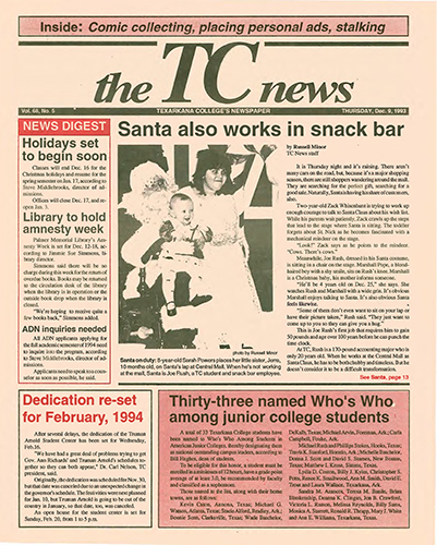 The TC News – Vol 68 No 5 – December 9, 1993