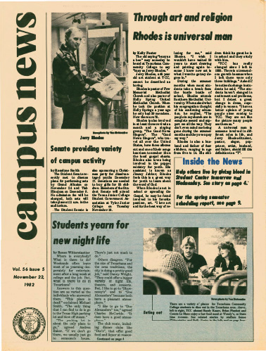 Campus News – Vol 56 No 2 – November 22, 1982