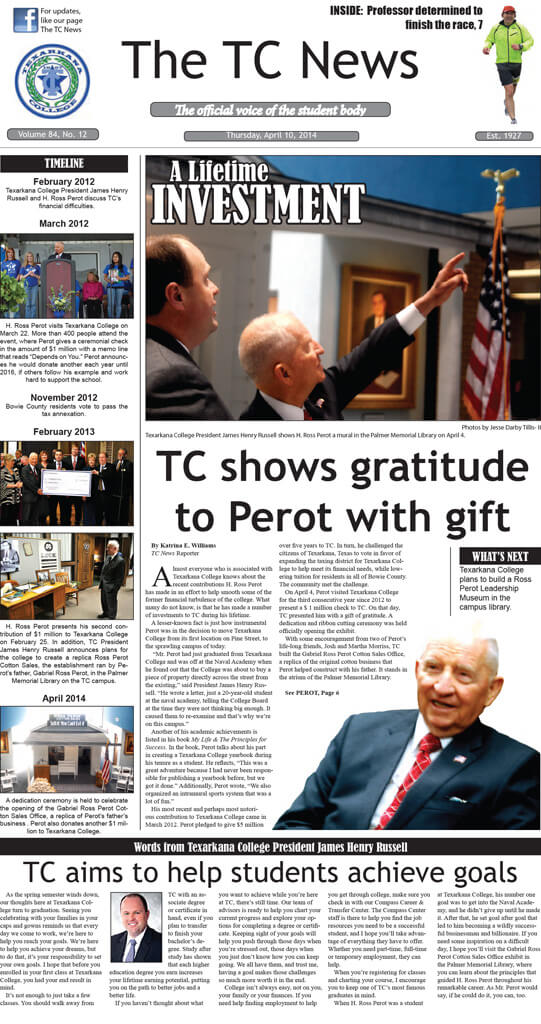The TC News – Vol 84 No 12 – April 10, 2014