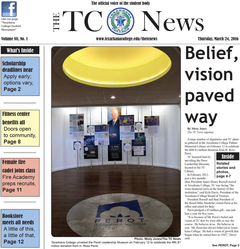 The TC News – Vol 88 No 1 – March 24, 2016
