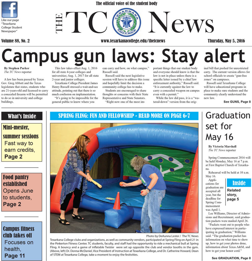 The TC News – Vol 88 No 2 – May 5, 2016