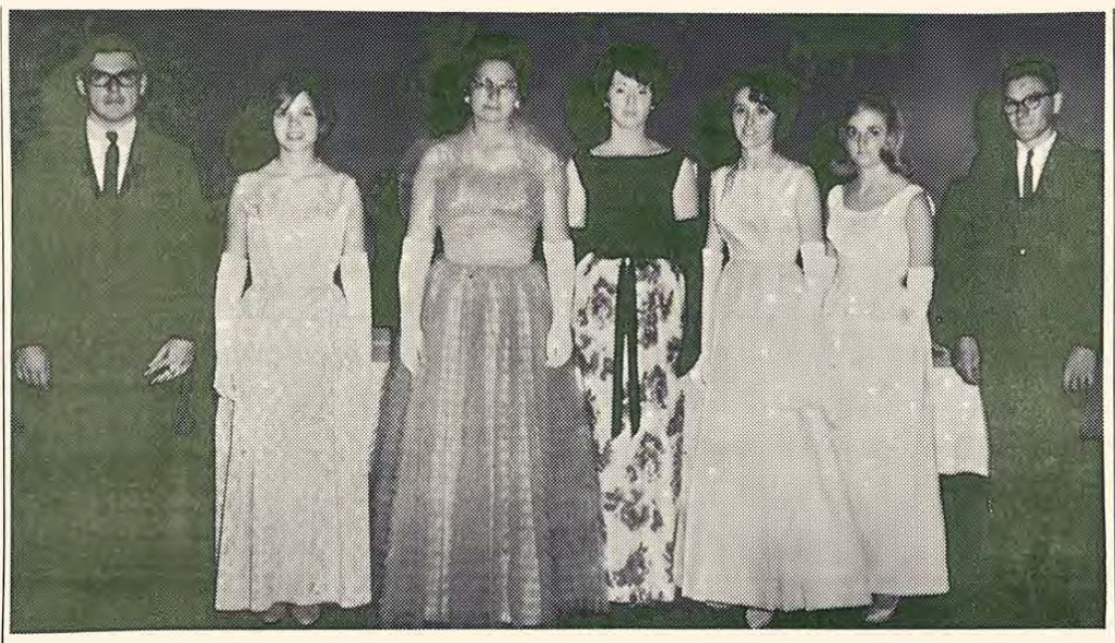 Phi Theta Kappa inductees Fall 1966