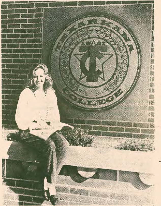 Sitting outside the new student center