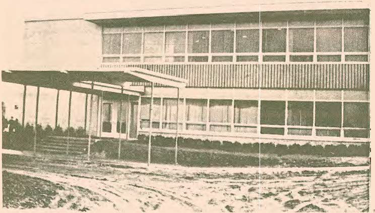 The old student center when first built