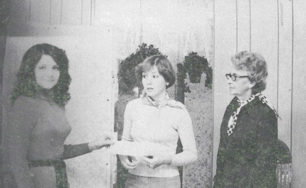 Helen Bass receives the Red River Army Depot Officers' Wives Club scholarship